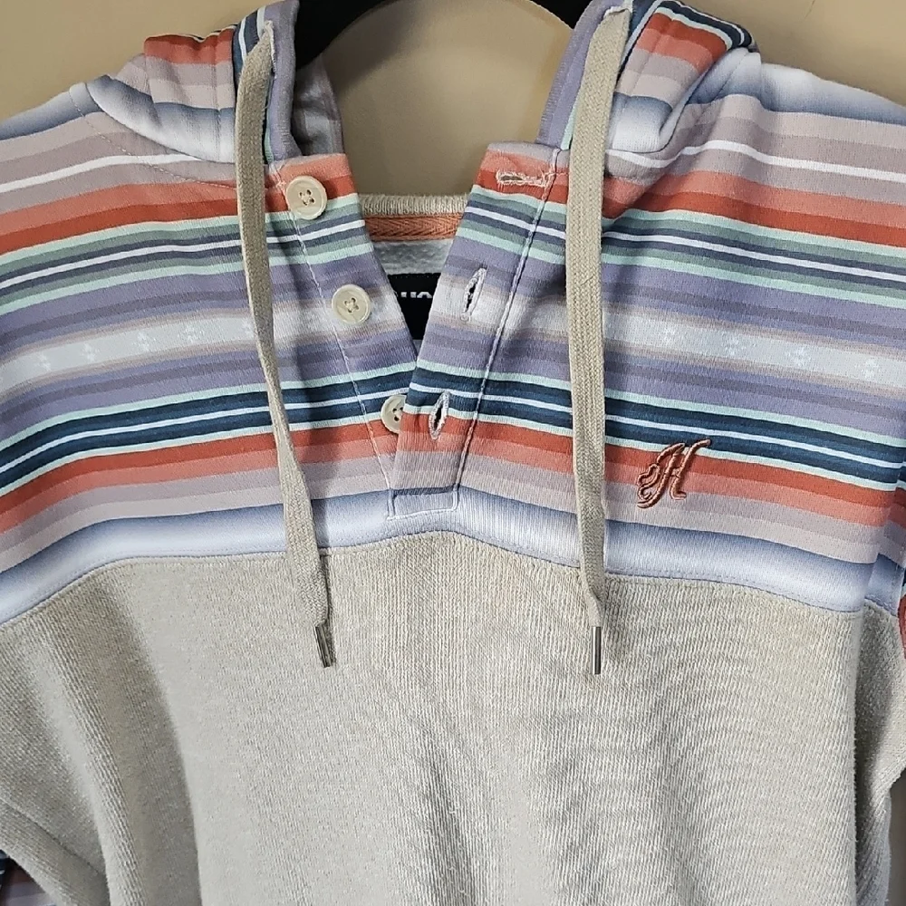 Hooey Black Label Pullover with Multicolor Stripe Accents - Picture 5 of 5